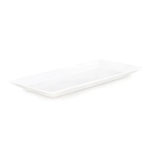 Karaca Karaca Carmen Trend Rectangular Porcelain Plate 29x14cm | 153.13.01.1035 - Home & Kitchen - Lebanon