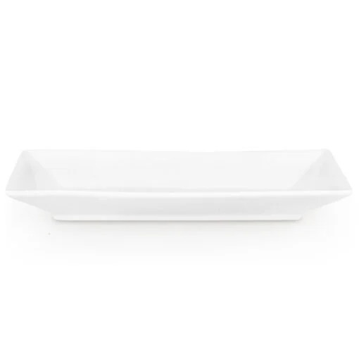 Karaca Karaca Carmen Trend Rectangular Porcelain Deep Plate 19x9cm | 153.13.01.1042 - Home & Kitchen - Lebanon