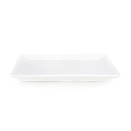 Karaca Karaca Carmen Trend Rectangular Porcelain Plate 19x16cm | 153.13.01.1043 - Home & Kitchen - Lebanon