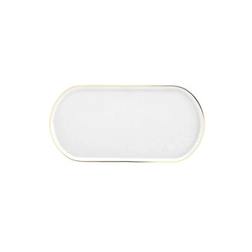Karaca Karaca Calvin Ceramic Presentation Plate 27cm | 153.03.06.9161 - Home & Kitchen - Lebanon