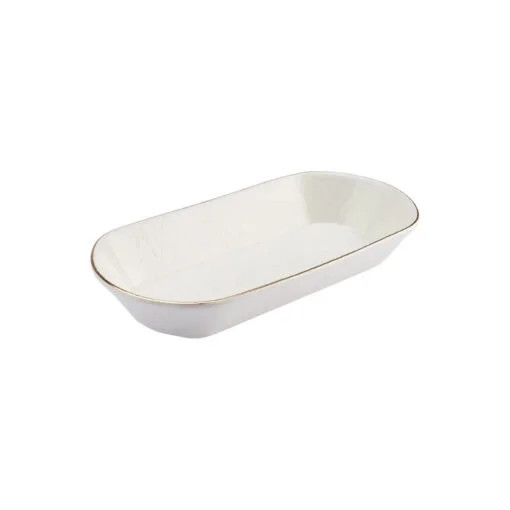 Karaca Karaca Calvin Ceramic Kayak Gondol Plate 29cm | 153.03.06.9157 - Home & Kitchen - Lebanon