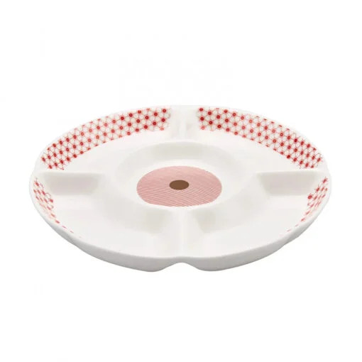 Karaca Karaca Divided Nuts-Fruit Plate | 153.03.07.7156 - Home & Kitchen - Lebanon