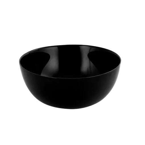 Karaca Karaca Black Opal Glass Swan Bowl 18cm | 153.03.07.7508 - Home & Kitchen - Lebanon