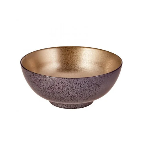 Karaca Karaca Golden Salad Bowl 20cm | 153.03.07.4341 - Home & Kitchen - Lebanon