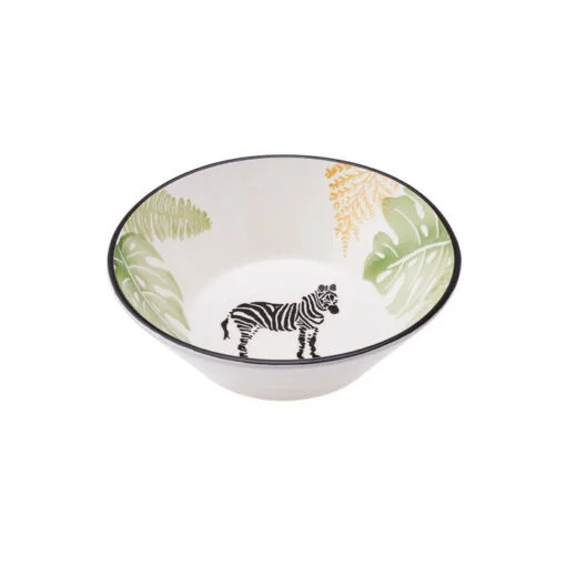 Karaca Karaca Wood Ceramic Soup Plate 14.5cm | 153.03.06.7262 - Home & Kitchen - Lebanon