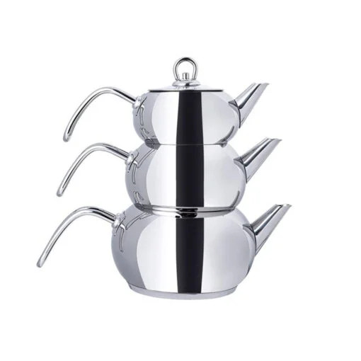 Karaca Karaca Power Steel-Pro 3D Teapot, 0.75L, 1.25, 2L | 153.03.07.8789 - Home & Kitchen - Lebanon