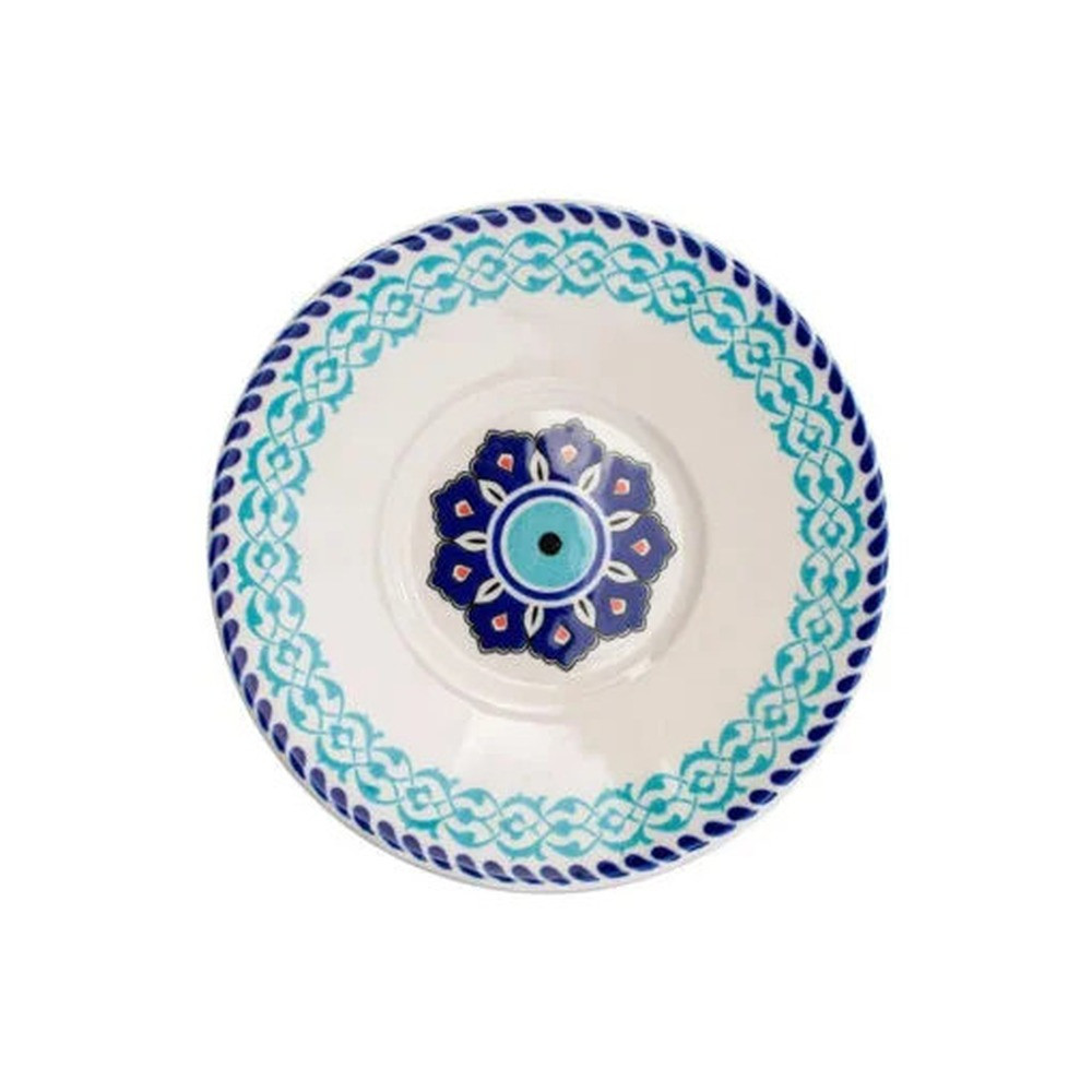 Karaca Karaca Mai Seljuk Series Single Tea Plate | 153.03.07.9029 - Home & Kitchen - Lebanon