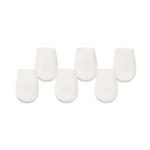 Karaca Karaca Jade Set of 6 Soft Drink Glass 500ML | 153.03.08.1220 - Home & Kitchen - Lebanon