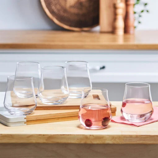 Karaca Karaca Even 6Pcs Water Glass 350ML | 153.03.08.3202 - Home & Kitchen - Lebanon