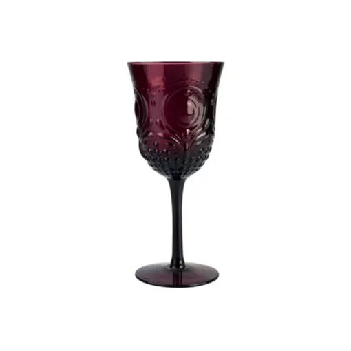 Karaca Karaca Camila Wine Glass Purple, 16.5cm | 153.03.08.0226 - Home & Kitchen - Lebanon