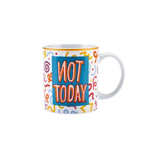 Karaca Karaca Motto Not Today Mug 360ML | 153.03.05.0162 - Home & Kitchen - Lebanon