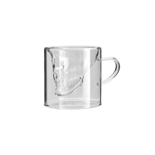 Karaca Karaca Pia Double Walled Skull Mug 100ML | 153.03.07.9845 - Home & Kitchen - Lebanon