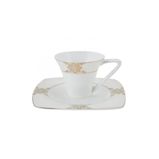 Karaca Karaca Barok Fine Pearl 6Pcs Coffee Cup Set | 153.01.01.4268 - Home & Kitchen - Lebanon