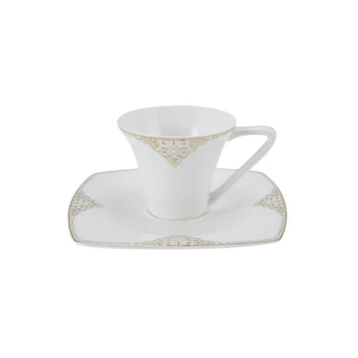 Karaca Karaca Simyaci Fine Pearl 6Pcs Coffee Cup Set | 153.01.01.4267 - Home & Kitchen - Lebanon