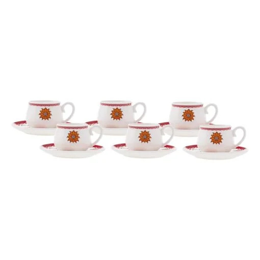 Karaca Karaca Hatayi Set of 6 Coffee Cups | 153.03.06.6912 - Home & Kitchen - Lebanon