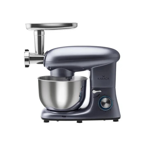 Karaca Karaca Multi-Chef Stand Mixer Anthracite, 1900W – 5.5L | 153.01.06.4890 - Home & Kitchen - Lebanon