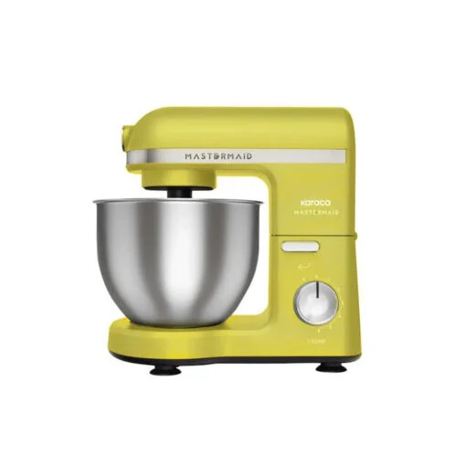 Karaca Karaca Master-Maid Chef Stand Mixer Pineapple Yellow, 1500W – 5L | 153.03.06.6333 - Home & Kitchen - Lebanon