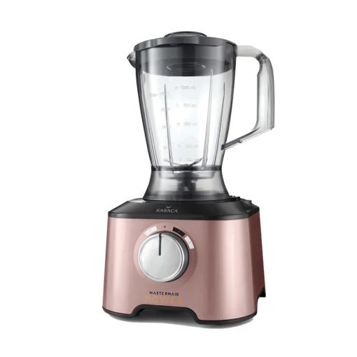 Karaca Karaca Master-Maid Power 10 In 1 Food Preparation Set, Blender, Whisk, Kneader, 2000W – 1L Container, Rose Gold | 153.03.06.6578 - Home & Kitchen - Lebanon