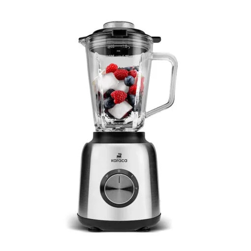 Karaca Karaca Inox 1.5L, Glass Bowl Smoothie Blender | 153.09.01.3425 - Home & Kitchen - Lebanon