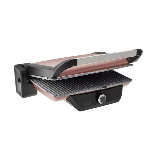 Karaca Karaca Gastro Classic Grill And Toaster – 2000W, Rose Gold | 153.03.06.9501 - Home & Kitchen - Lebanon