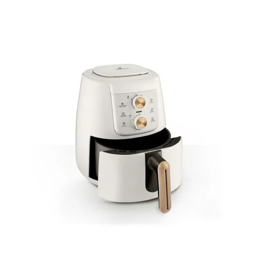 Karaca Karaca Air Pro Cook Manual XL Airfryer Cream Gold, 4L – 1550W | 153.03.08.4280 - Home & Kitchen - Lebanon