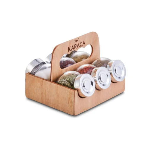 Karaca Karaca Casa 7Pcs Spice Rack – Spice Set | 153.03.06.1530 - Home & Kitchen - Lebanon