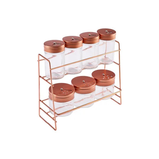 Karaca Karaca Top Copper 8Pcs Spice Set | 153.03.08.4670 - Home & Kitchen - Lebanon