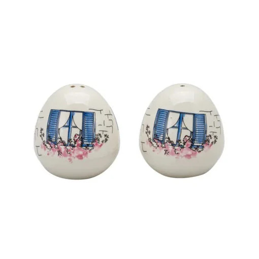 Karaca Karaca Alacati Salt & Pepper Shakers | 153.03.07.7922 - Home & Kitchen - Lebanon