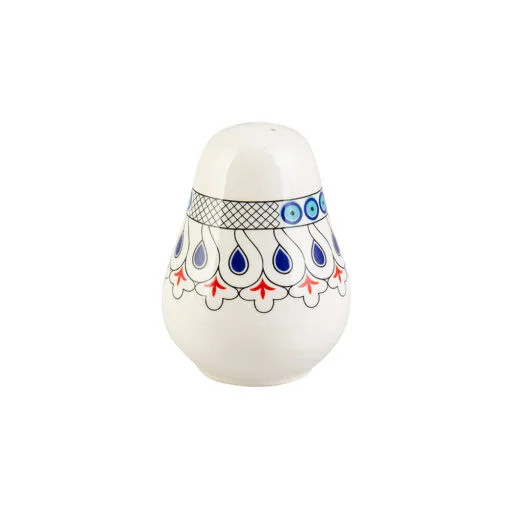 Karaca Karaca Mai Seljuk Collection Porcelain Salt Shaker, 30ML, Multicolorcolor | 153.03.07.9026 - Home & Kitchen - Lebanon