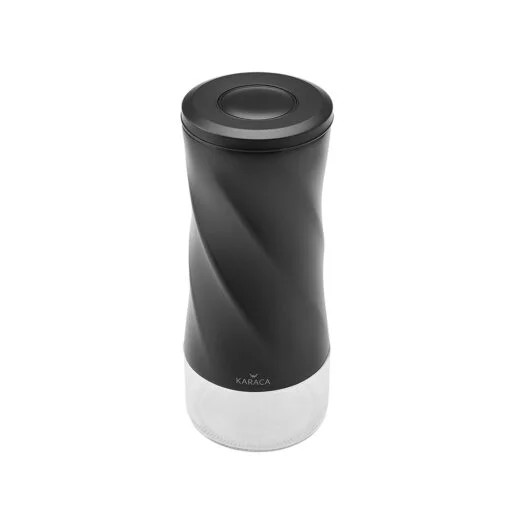 Karaca Karaca Tottori Black Vacuum Glass Storage Container XL 1600ML | 153.03.06.4736 - Home & Kitchen - Lebanon
