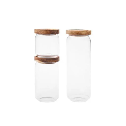 Karaca Karaca North Star 3Pcs Storage Box 500ML – 750ML – 1400ML | 153.03.06.6165 - Home & Kitchen - Lebanon