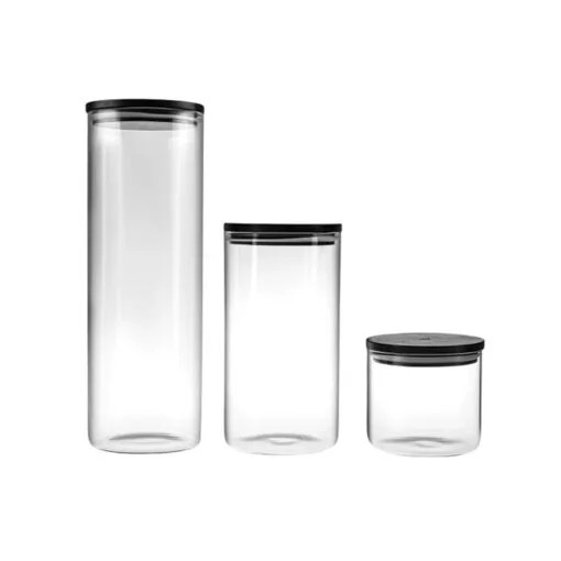 Karaca Karaca Holly 3Pcs Glass Storage Box | 153.03.08.4855 - Home & Kitchen - Lebanon
