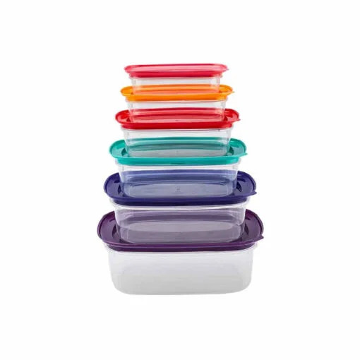 Karaca Karaca Vicks Bailando 6Pcs Storage Box 300ML – 500ML – 750ML – 1250ML – 1900ML – 2900ML | 153.03.06.9338 - Home & Kitchen - Lebanon