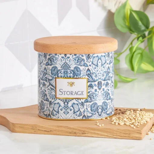 Karaca Karaca Whitney Oval Storage Box | 153.03.06.7896 - Home & Kitchen - Lebanon