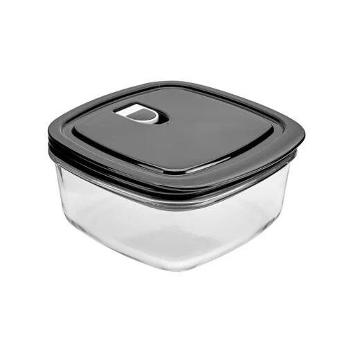 Karaca Karaca Black & White Storage Container 0.9L | 153.01.04.2554 - Home & Kitchen - Lebanon