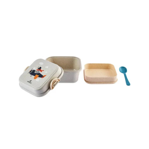 Karaca Karaca Cloud 2 Compartment Food Container | 153.03.08.3122 - Home & Kitchen - Lebanon