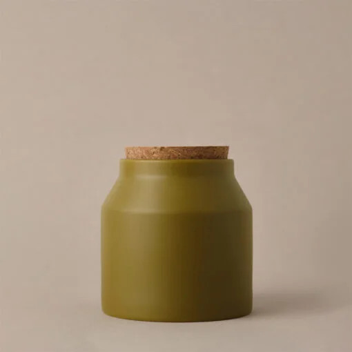 Karaca Karaca Cooklife Jar Stoneware Green – 500ML | 153.03.06.2309 - Home & Kitchen - Lebanon