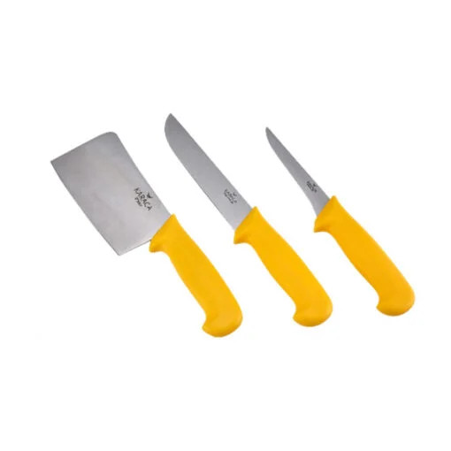 Karaca Karaca Moonstar 3Pcs Knife Set Yellow | 153.03.07.5783 - Home & Kitchen - Lebanon