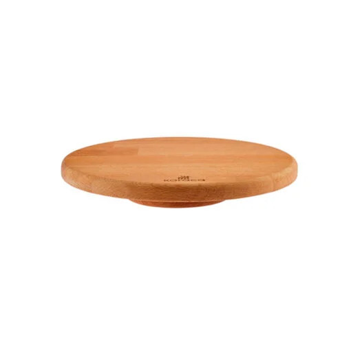 Karaca Karaca Urbanwood Rotating Presentation Board Round 26x26cm | 153.03.09.0125 - Home & Kitchen - Lebanon