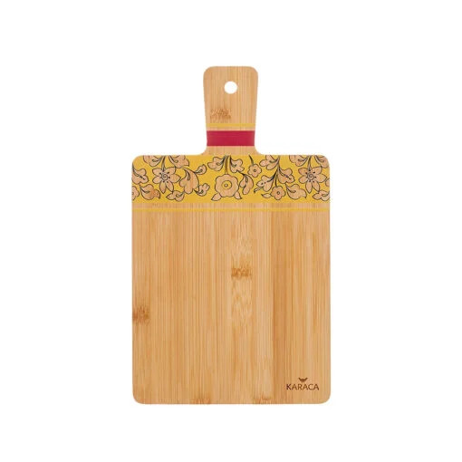 Karaca Karaca Iznik Mustard Cutting Board | 153.03.06.7140 - Home & Kitchen - Lebanon