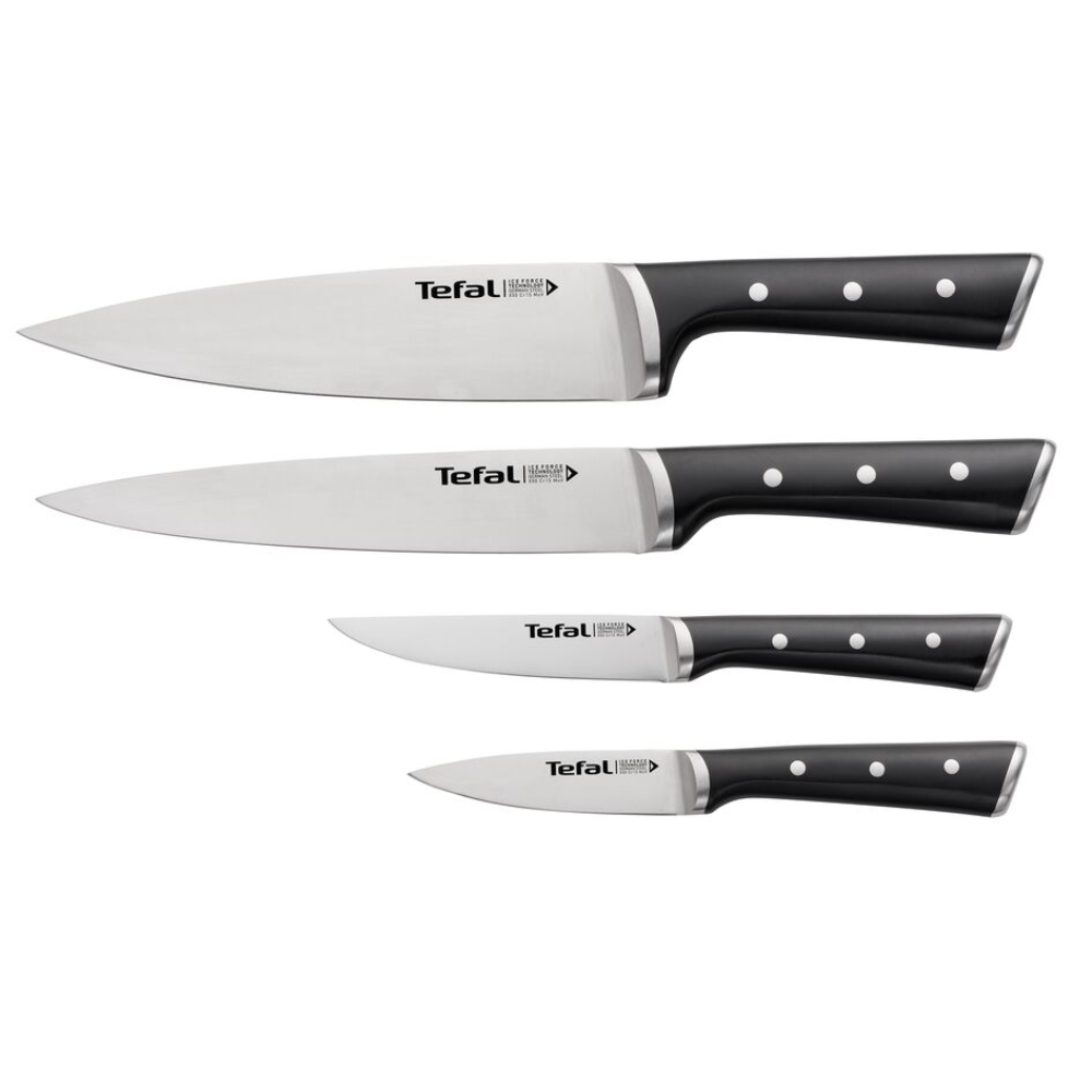 Tefal Tefal SS Ice Force 4-Piece Knives Set | K2324S74 - Home & Kitchen - Lebanon