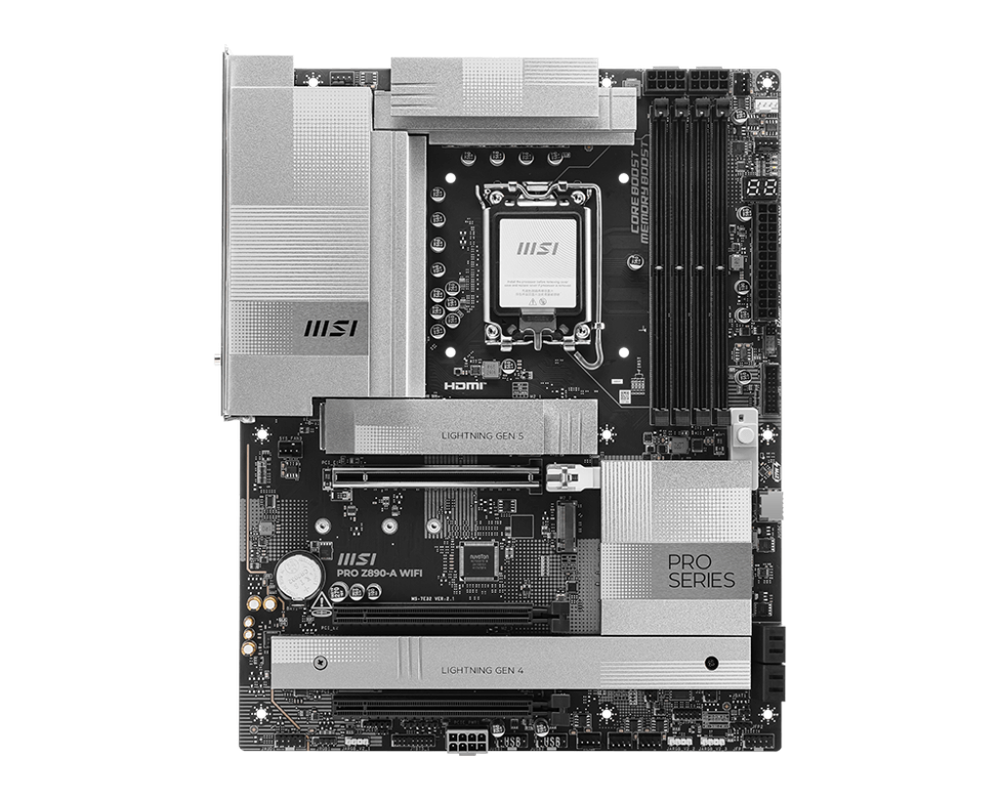 MSI MSI PRO Z890-A WIFI DDR5 ATX Motherboard (LGA 1851, White) – 911-7E32-004 - Computers & Tech - Lebanon
