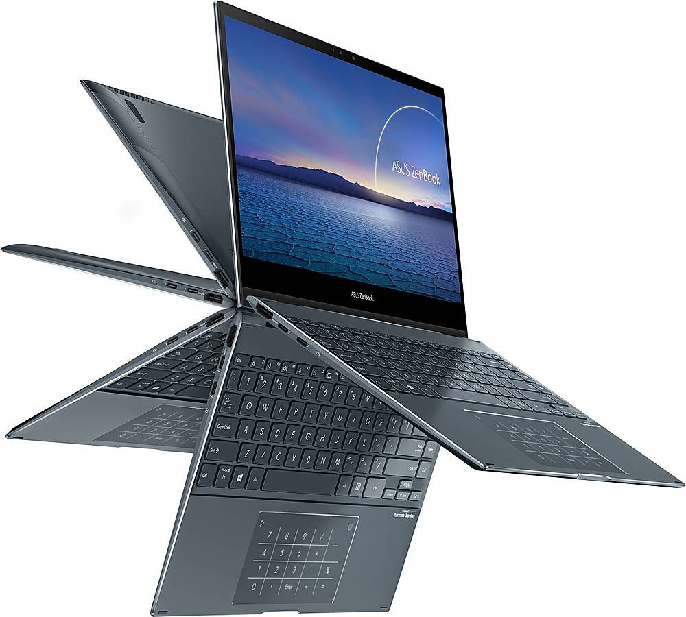 ASUS ASUS UX363-JAXB71T ZenBook Flip 2-in-1 13.3" Touch-Screen Laptop - Intel Core i7 - 16GB Memory - 512GB SSD - Pine Gray | 90NB0QT1-M00250 - Computers & Tech - Lebanon