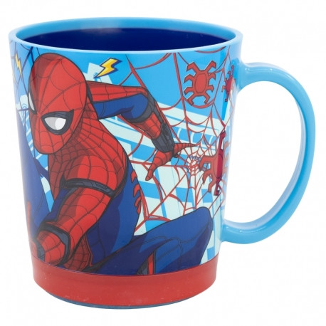 Disney Disney Stor Drop Safe PP Mug 410ml Spiderman Dimension | 74767 - Home & Kitchen - Lebanon