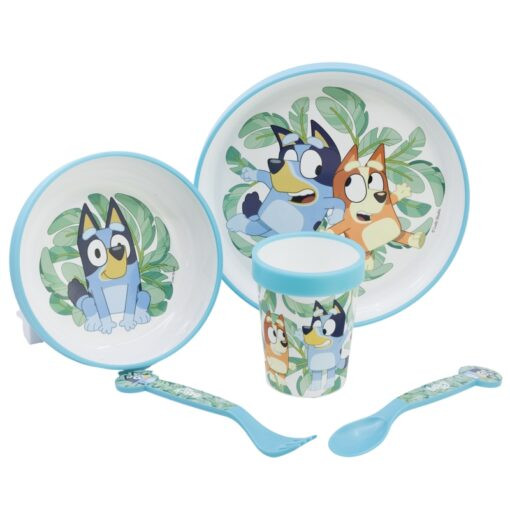 Disney Disney Stor Non Slip 5 Pcs Bicolor Premium Set In Standard Box Bluey | 50675 - Home & Kitchen - Lebanon