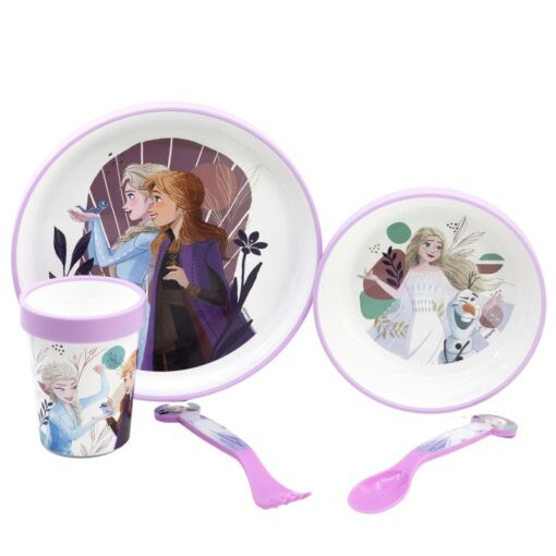 Disney Disney Stor Non Slip 5 Pcs Bicolor Premium Set In Standard Box Frozen Trust The Journey | 74285 - Home & Kitchen - Lebanon