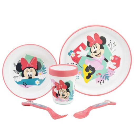 Disney Disney Stor Non Slip 5 Pcs Bicolor Premium Set In Standard Box Minnie Mouse Being More Minnie | 74485 - Home & Kitchen - Lebanon