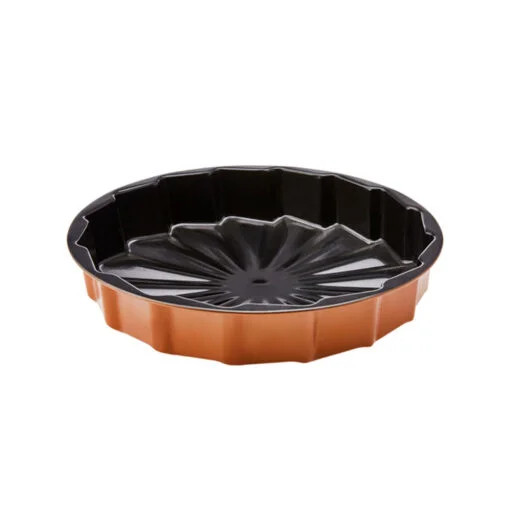 Karaca Karaca Copper Round Cake Mold 30cm | 153.03.07.9909 - Home & Kitchen - Lebanon
