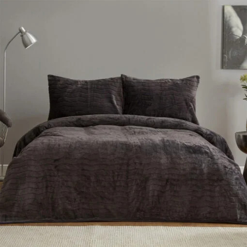 Karaca Karaca Home Hera Sof Double Bedspread Grey | 200.22.05.0106 - Home & Kitchen - Lebanon