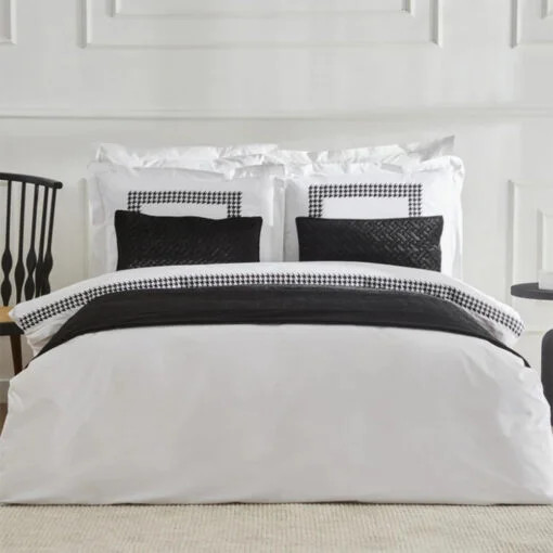 Karaca Karaca Home White Collection Bruce Bed Runner Set Black | 200.21.01.0070 - Home & Kitchen - Lebanon